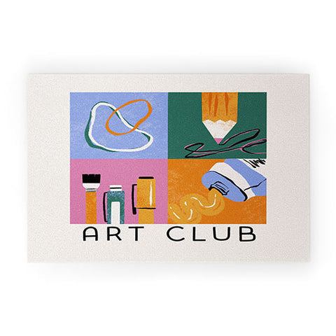 Megan Roy Art Club Welcome Mat