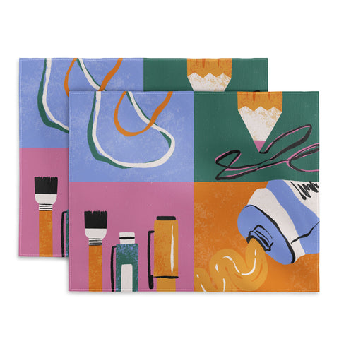 Megan Roy Art Club Placemat