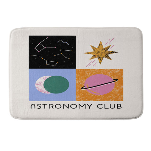 Megan Roy Astronomy Club I Memory Foam Bath Mat