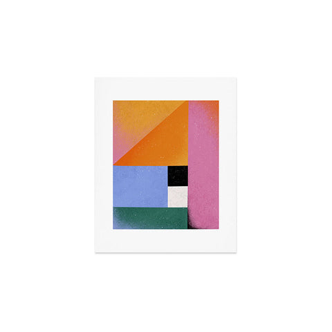 Megan Roy Color Block 01 Art Print