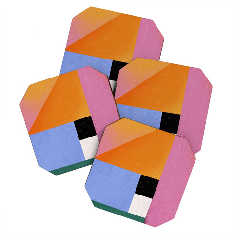 Megan Roy Color Block 01 Coaster Set