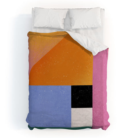 Megan Roy Color Block 01 Duvet Cover