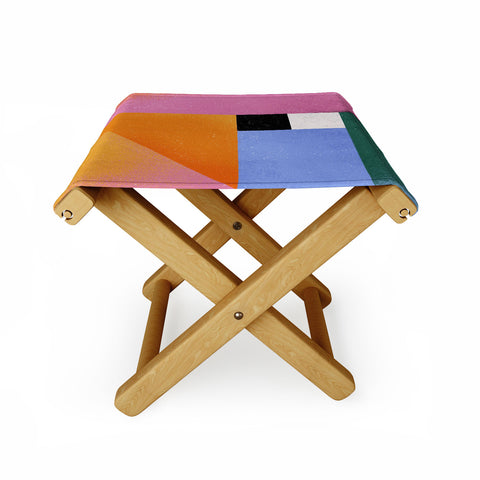 Megan Roy Color Block 01 Folding Stool