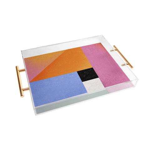 Megan Roy Color Block 01 Acrylic Tray