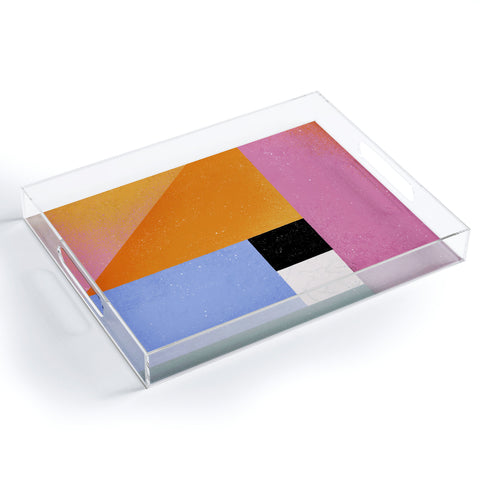 Megan Roy Color Block 01 Acrylic Tray