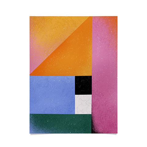 Megan Roy Color Block 01 Poster