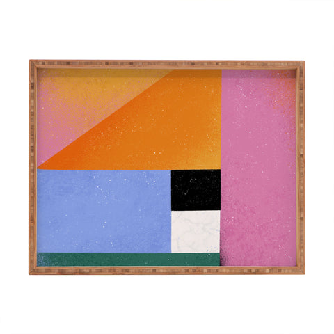 Megan Roy Color Block 01 Rectangular Tray