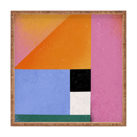 Megan Roy Color Block 01 Square Tray
