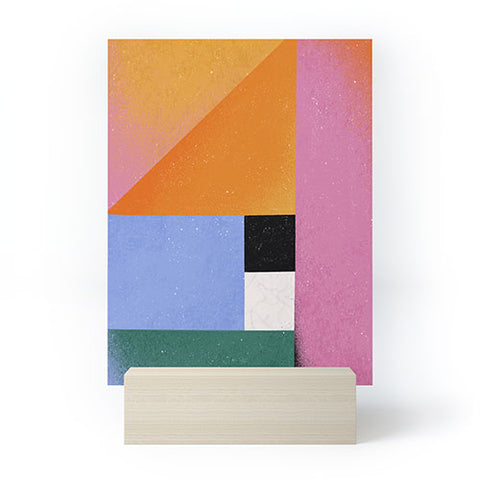 Megan Roy Color Block 01 Mini Art Print