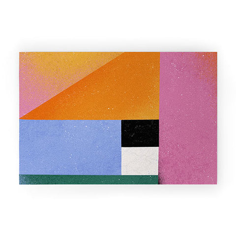 Megan Roy Color Block 01 Welcome Mat