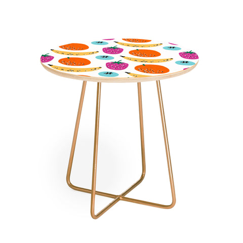 Megan Roy Fresh Fruit Round Side Table