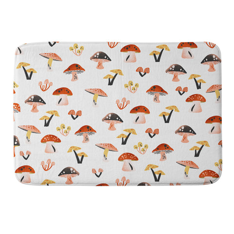 Megan Roy Mini Mushrooms Memory Foam Bath Mat