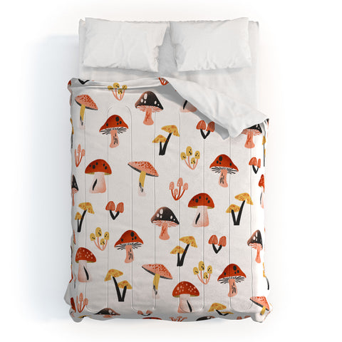 Megan Roy Mini Mushrooms Comforter