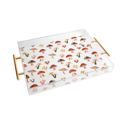 Megan Roy Mini Mushrooms Acrylic Tray