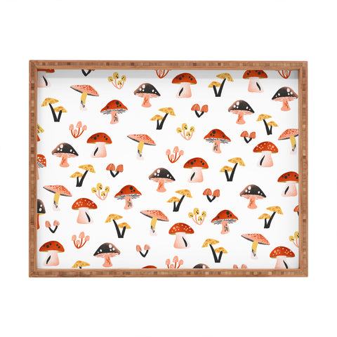 Megan Roy Mini Mushrooms Rectangular Tray