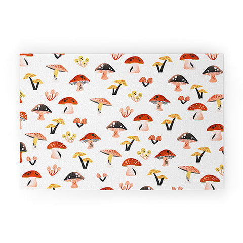 Megan Roy Mini Mushrooms Welcome Mat