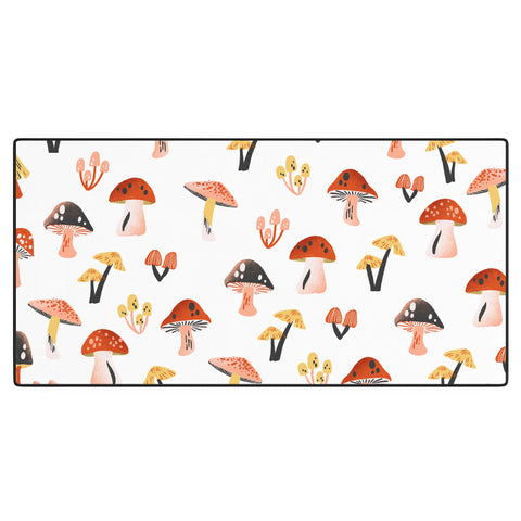 Megan Roy Mini Mushrooms Desk Mat