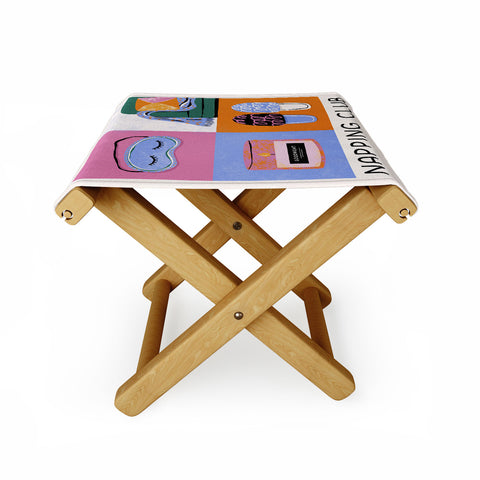 Megan Roy Napping Club Folding Stool