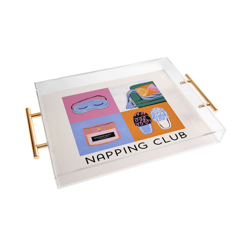 Megan Roy Napping Club Acrylic Tray