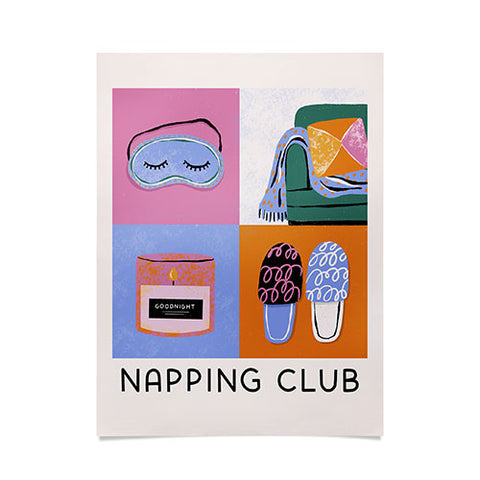 Megan Roy Napping Club Poster
