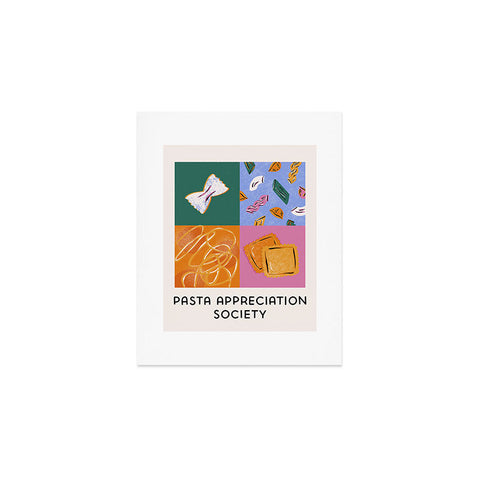 Megan Roy Pasta Appreciation Society Art Print