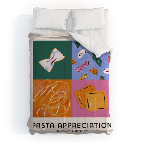 Megan Roy Pasta Appreciation Society Comforter