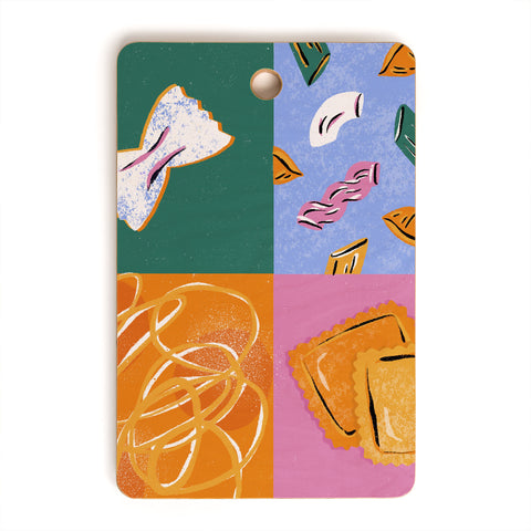 Megan Roy Pasta Appreciation Society Cutting Board Rectangle