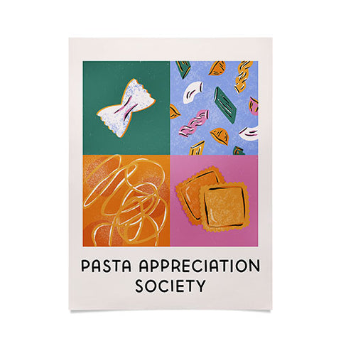 Megan Roy Pasta Appreciation Society Poster