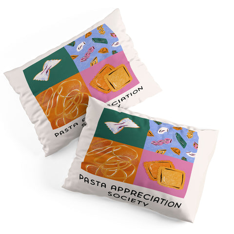 Megan Roy Pasta Appreciation Society Pillow Shams