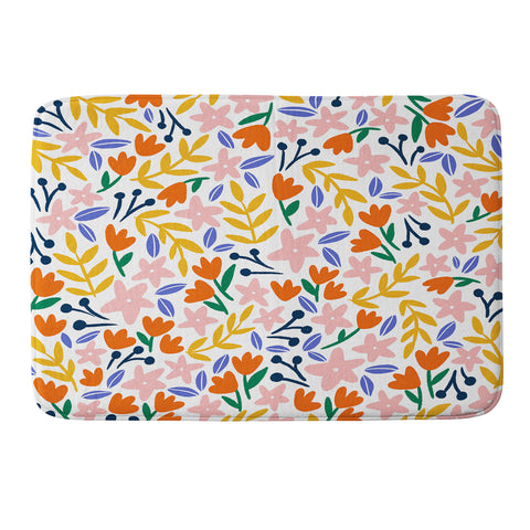 Megan Roy Rainbow Garden Memory Foam Bath Mat