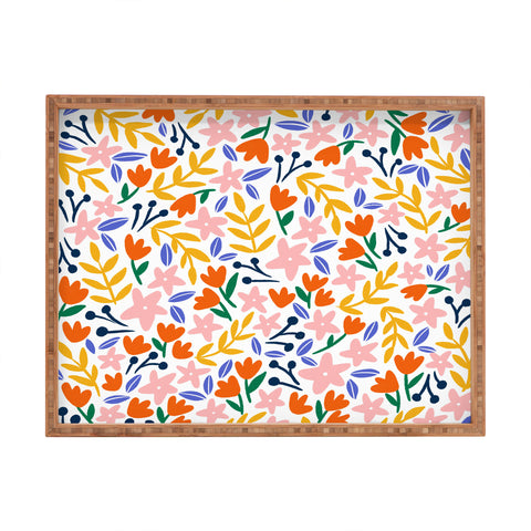 Megan Roy Rainbow Garden Rectangular Tray