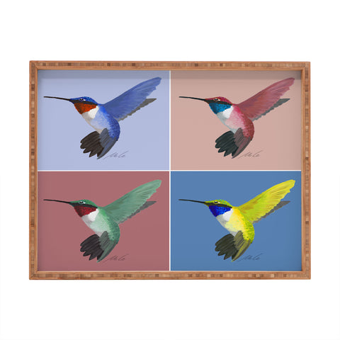 mele_artanddesign 05 Hummingbird Rectangular Tray
