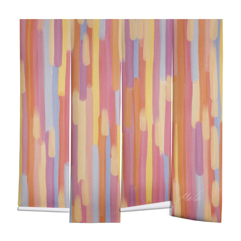 mele_artanddesign Acrylic Stripes Pattern Wall Mural