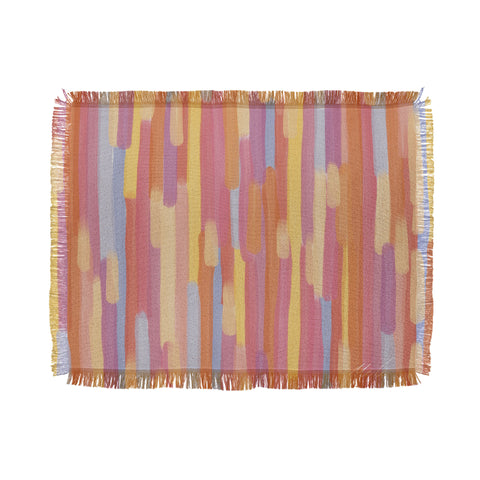 mele_artanddesign Acrylic Stripes Pattern Throw Blanket