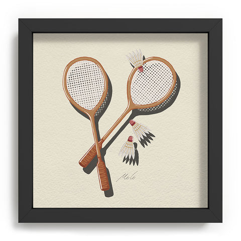 mele_artanddesign Badminton Retro Recessed Framing Square
