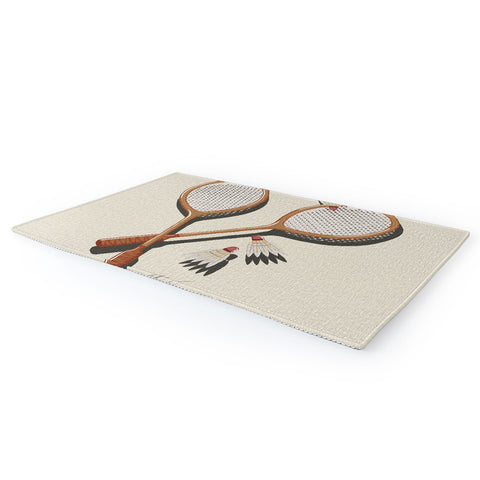 mele_artanddesign Badminton Retro Area Rug