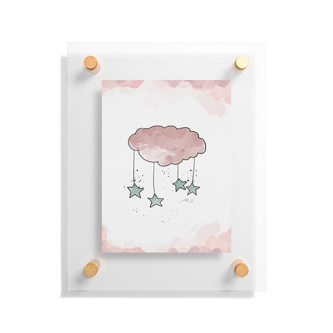 mele_artanddesign CloudNursery Art01 Floating Acrylic Print