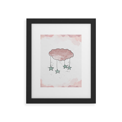 mele_artanddesign CloudNursery Art01 Framed Art Print