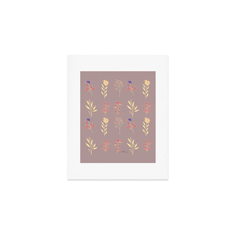 mele_artanddesign Flower Pattern07 Art Print