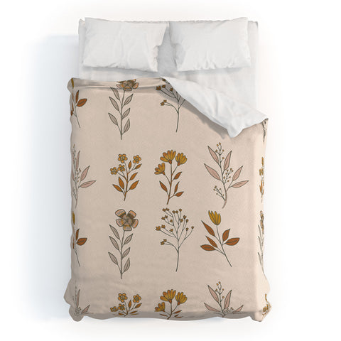 mele_artanddesign Flower Pattern16 Duvet Cover