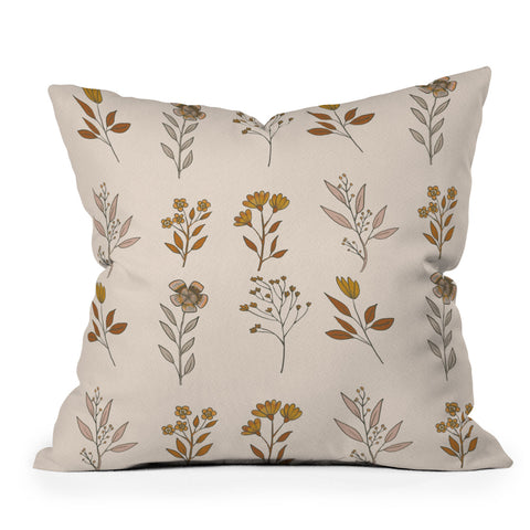 mele_artanddesign Flower Pattern16 Throw Pillow