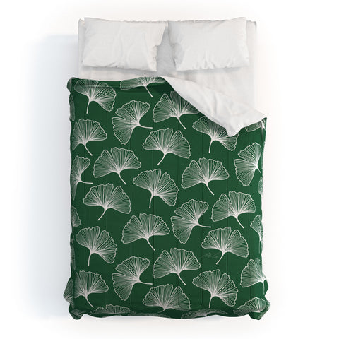 mele_artanddesign Ginkgo Leafs Pattern21 Comforter