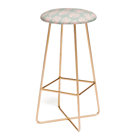 mele_artanddesign Monstera Jungle01 Bar Stool