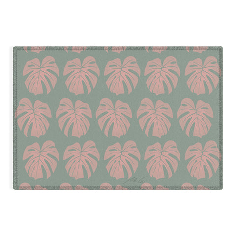 mele_artanddesign Monstera Jungle01 Outdoor Rug