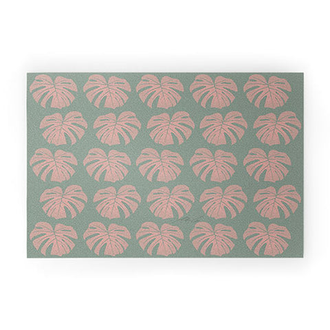mele_artanddesign Monstera Jungle01 Welcome Mat