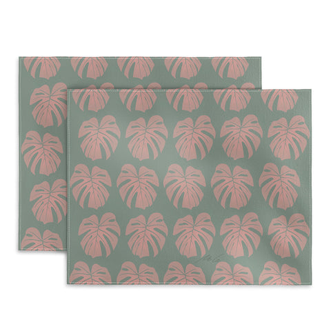 mele_artanddesign Monstera Jungle01 Placemat