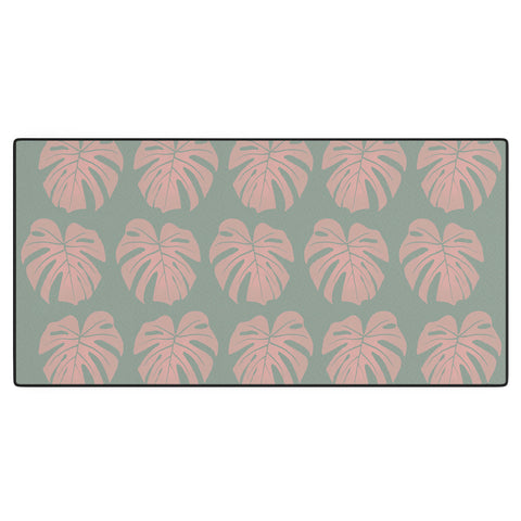 mele_artanddesign Monstera Jungle01 Desk Mat