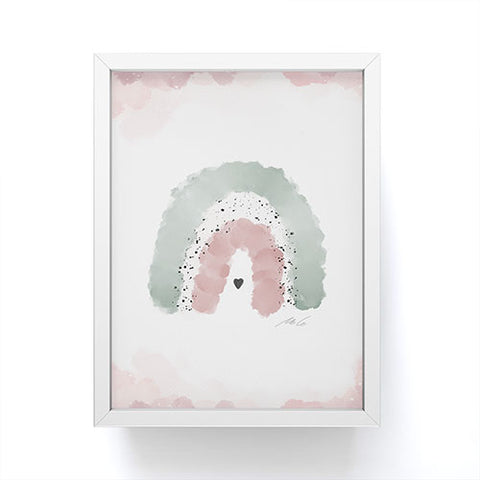 mele_artanddesign RainbowNursery01 Framed Mini Art Print