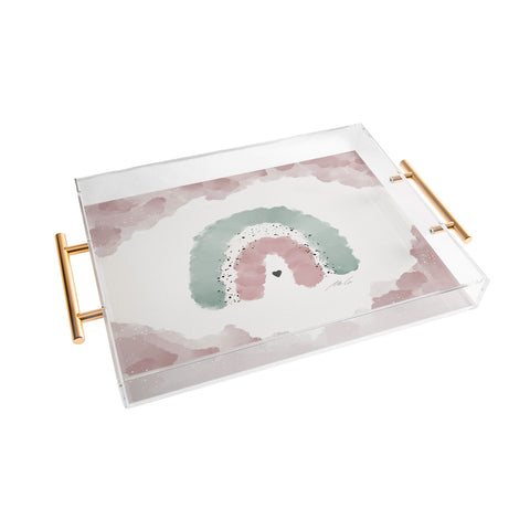 mele_artanddesign RainbowNursery01 Acrylic Tray