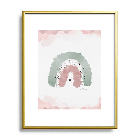 mele_artanddesign RainbowNursery01 Metal Framed Art Print